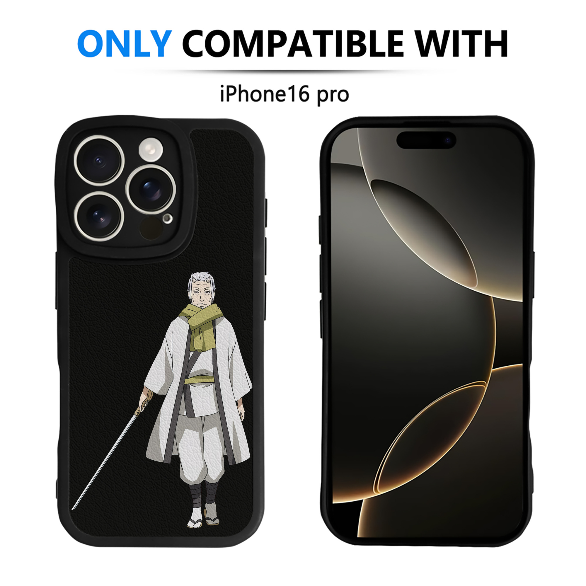 （画像用） 転スラ Regarding Reincarnated to Slime 【iPhone 16シリーズ対応】シリコンスマホケース（レザー調） 材質：シリコン